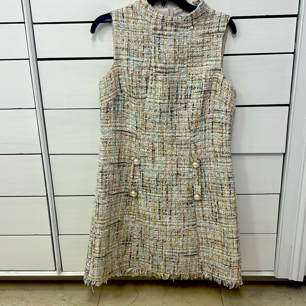 Eliza J tweed dress